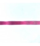 RUBAN VELOURS ROSE 1CMX1M