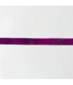 RUBAN VELOURS VIOLET 1CMX1M