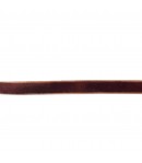 RUBAN VELOURS MARRON 1CMX1M