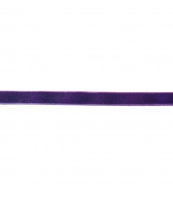RUBAN VELOURS VIOLET FONCE 1CMX1M