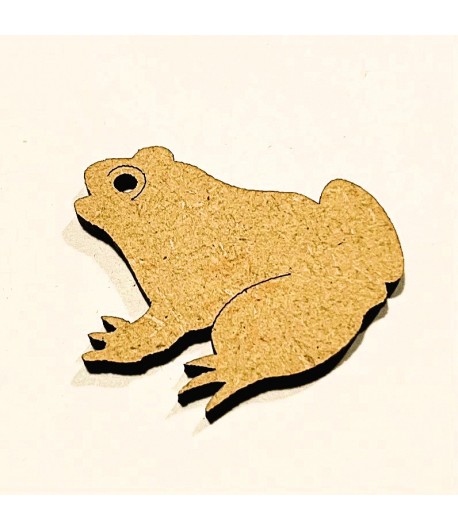 SUJET BOIS GRENOUILLE 4X3CM
