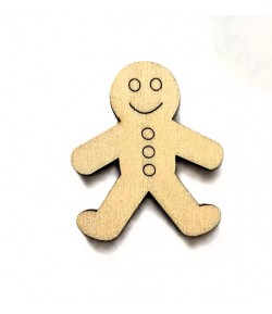 FORME BOIS PAIN D'EPICE GINGERBREAD 3.5X4CM