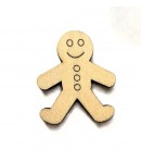 FORME BOIS PAIN D'EPICE GINGERBREAD 3.5X4CM