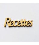 BOIS MOT RECETTES 5.9X1.6CM
