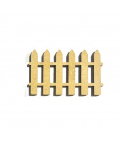 SUJET BOIS BARRIERE 3.9X2.4CM