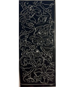 STICKERS OISEAUX NOIR