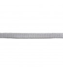 RUBAN BLANC GROS GRAIN 0.6CM - 1M
