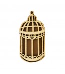 CAGE OISEAU BOIS 2.9X5.9CM