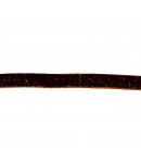 RUBAN BRUN PAILLETE 1CM - 1M
