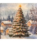 SERVIETTE MON BEAU SAPIN