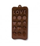 MOULE SILICONE CHOCOLAT - LOVE
