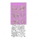 STICKERS PAPILLONS VIOLET