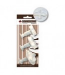 SET 3 EMPORTE-PIECES OISEAU AVEC POUSSOIR