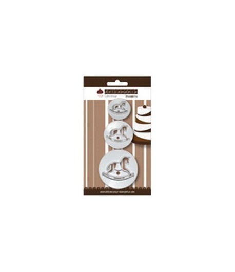 SET 3 EMPORTE-PIECES CHEVAL