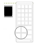 STICKERS TIMBRE ARGENT