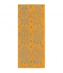 STICKERS PAQUES OEUFS JAUNES 