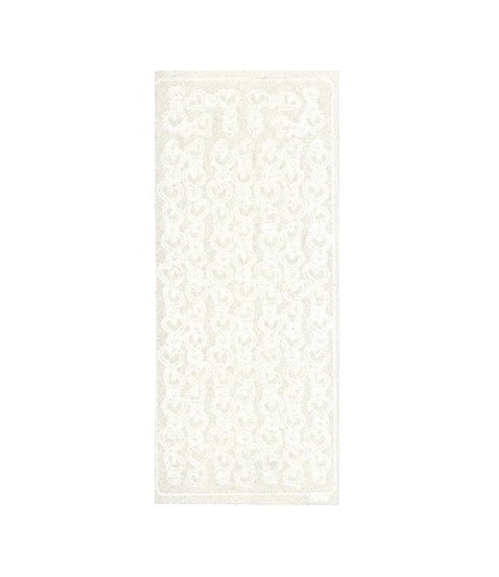 STICKERS GUIRLANDES COEURS PAILLETES