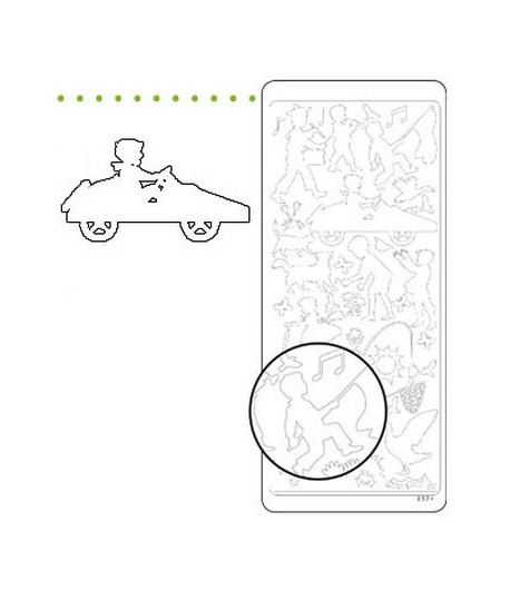 STICKERS ENFANTS 1 BLANC