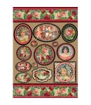 PAPIER DECOUPAGE PETITES FILLES VINTAGE 50 X 70 CM