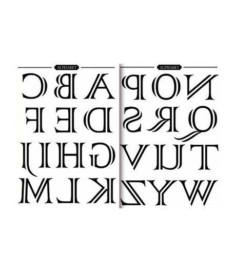 2 PAPIERS TRANSFERT A4 LETTRES DFTR036