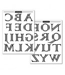 2 PAPIERS TRANSFERT A4 LETTRES DFTR036