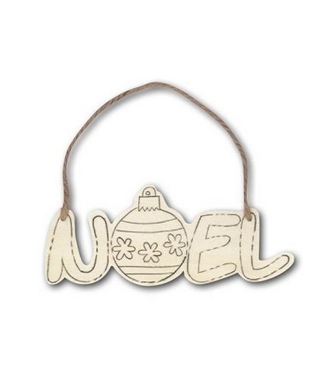 GABARIT NOEL EN BOIS 14 X 5.5 CM