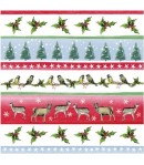 SERVIETTE BORDURES DE NOEL