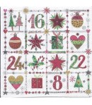 SERVIETTE CALENDRIER DE L'AVENT