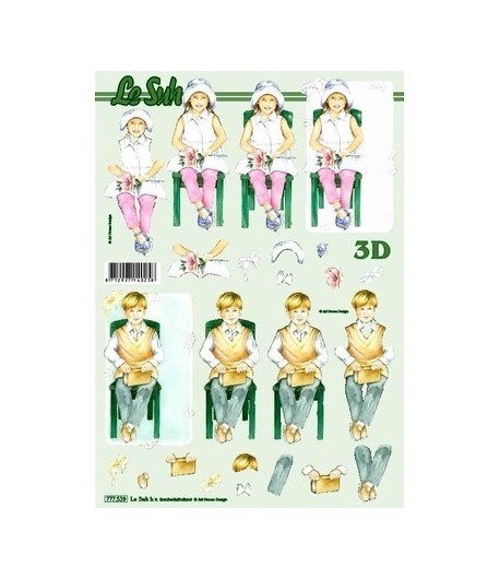 FEUILLE 3D ENFANTS 777539