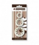 SET 3 EMPORTE-PIECES ROND DENTELLE
