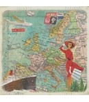 SERVIETTE VOYAGE EN EUROPE