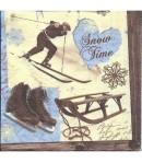 SERVIETTE SNOW TIME