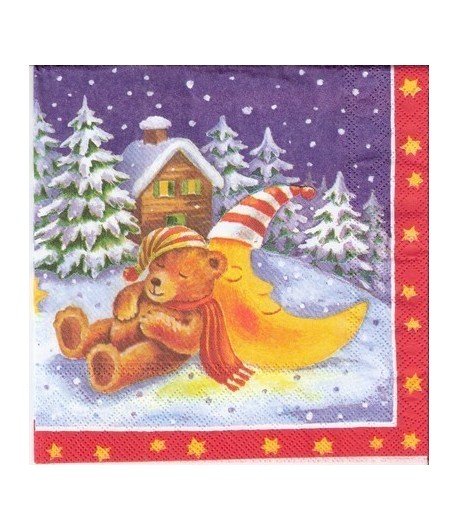 SERVIETTE REVES DE NOEL