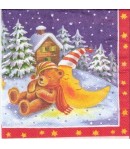 SERVIETTE REVES DE NOEL