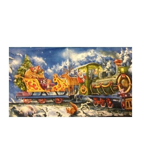 SERVIETTE LA LOCO DE NOEL