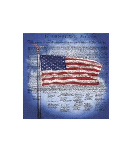 SERVIETTE DRAPEAU USA