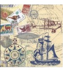 SERVIETTE A TRAVERS LE MONDE