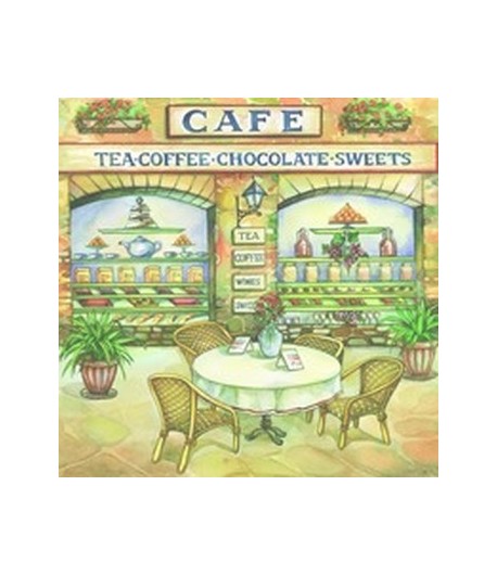 SERVIETTE LA TERRASSE DE CAFE