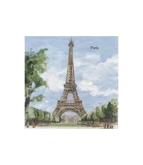 SERVIETTE MONUMENTS DE PARIS
