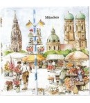 SERVIETTE LES TERRASSES DE MUNICH