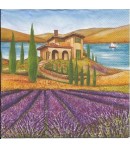SERVIETTE LE CHAMPS DE LAVANDE