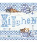 SERVIETTE BLUE KITCHEN