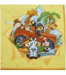 SERVIETTE LES COPAINS DE LA JUNGLE