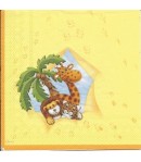 SERVIETTE LES COPAINS DE LA JUNGLE