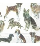 SERVIETTE LES CHIENS 2