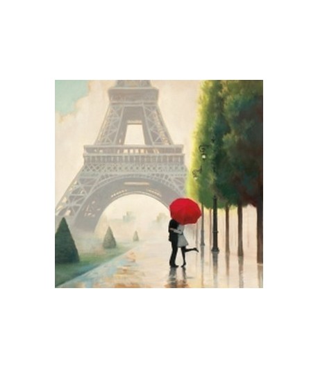 SERVIETTE ROMANCE A PARIS