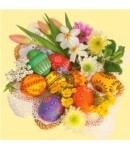 SERVIETTE BOUQUET DE PAQUES