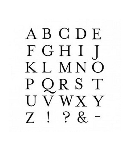 KIT MINI TAMPONS BOIS ABC