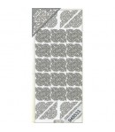 STICKERS COINS ROUGE