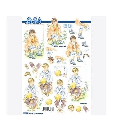FEUILLE 3D ENFANTS 777.568